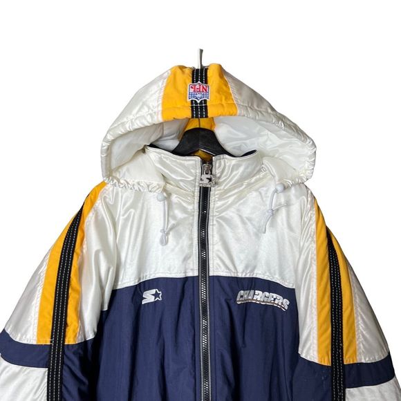 VTG Starter Pro Line San Diego Chargers NFL Puffer Jacket 3XL - Picture 2 of 6